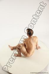 Nude Man White Sitting poses - simple Average Short Brown Sitting poses - ALL Multi angles poses Realistic